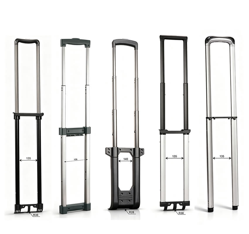 Straight Bar Bracket Trolley Handle - Synteal luggage part