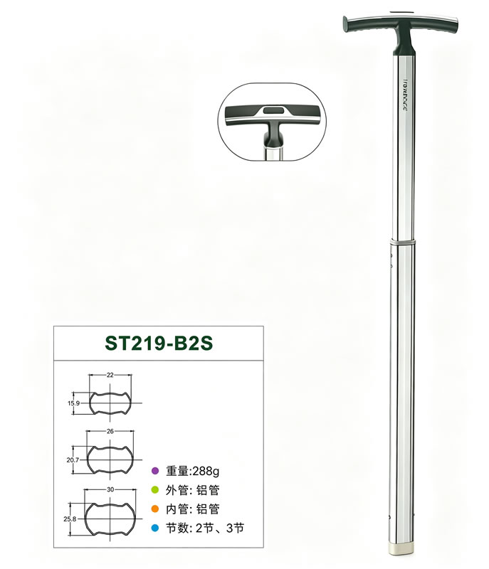 Single Tube Trolley Handle view 3